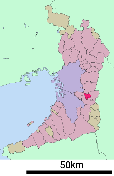 藤井寺市　位置図