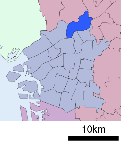 大阪市東淀川区　位置図