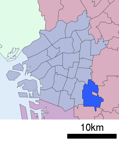 大阪市平野区　位置図