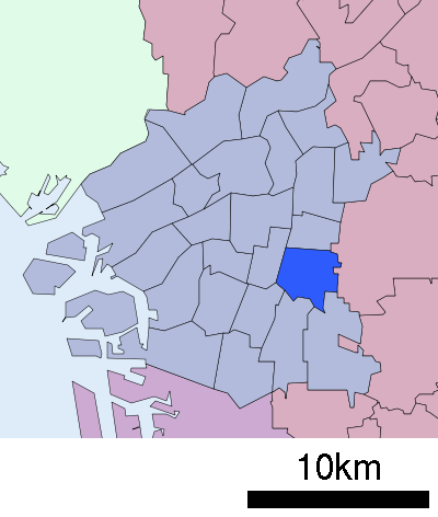 大阪市生野区　位置図