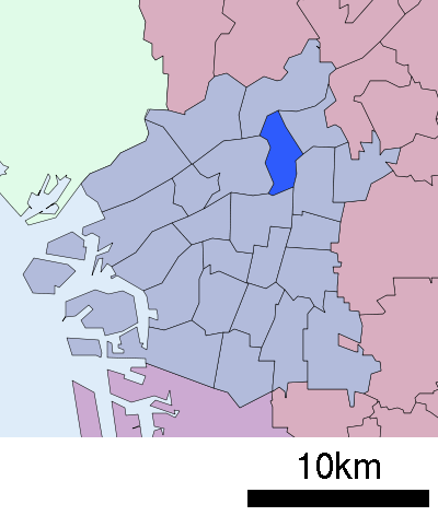 大阪市都島区　位置図