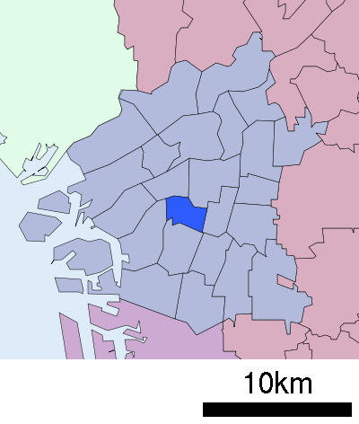 大阪市浪速区　位置図