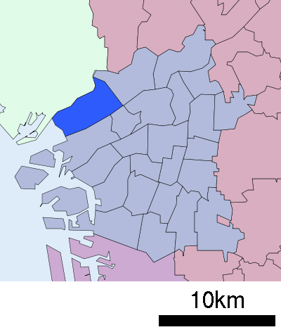 大阪市西淀川区　位置図