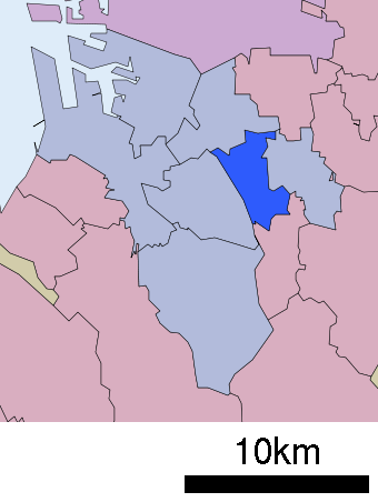 堺市東区　位置図