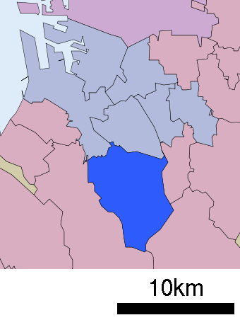 堺市南区　位置図