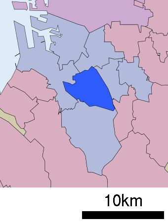 堺市中区　位置図
