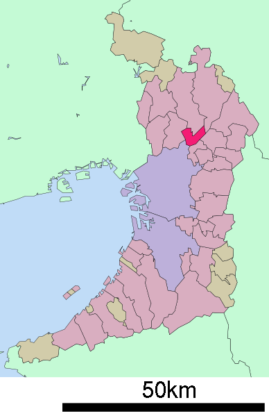 摂津市　位置図